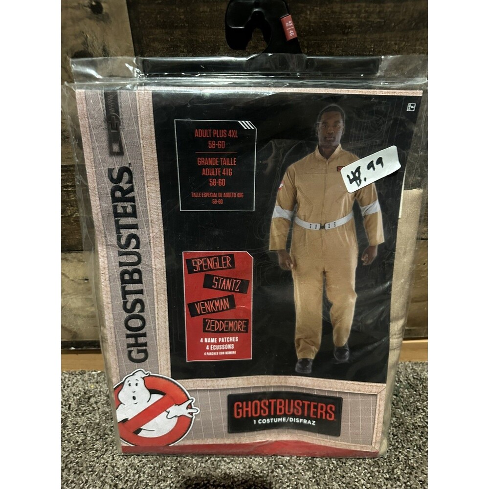 Ghostbusters Mens Costume Halloween 4XL (58-60) NWT